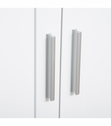 kleankin Modern Bathroom Cabinet, Freestanding Floor Cabinet with Storage, White