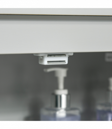 kleankin Bathroom Cabinet, Freestanding Floor Cabinet with Storage, Grey