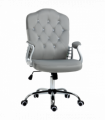 Vinsetto Home Office Chair with Adjustable Height Tilt Function Grey