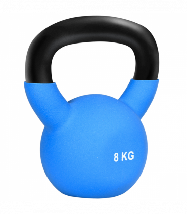 HOMCOM 8KG Kettlebell with Soft Body and Non-Slip Handle, Blue