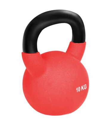 HOMCOM 10KG Kettlebell with Soft Body and Non-Slip Handle, Red