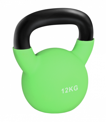 HOMCOM 12KG Kettlebell with Soft Body and Non-Slip Handle, Green