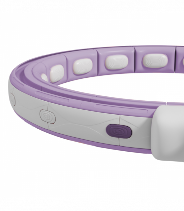 SPORTNOW Smart Weighted Hula Hoop with 16 Detachable Knots, Purple