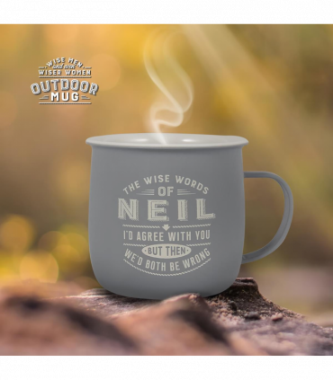 Pre-personalised Outdoor Mug - Neil