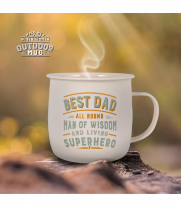 Pre-personalised Outdoor Mug - Best Dad