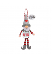 Pre-personalised Snowglobe Santa Elf Christmas Tree Decoration - Matthew