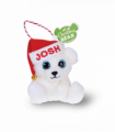 Pre-personalised My Christmas Bear Tree Decoration - Josh