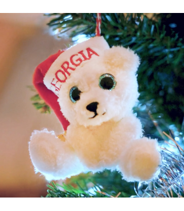 Pre-personalised My Christmas Bear Tree Decoration - Joshua