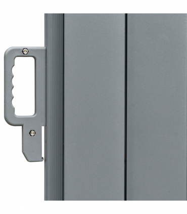 6 x 2m Patio Double Side Awning Folding Privacy Screen Fence Grey