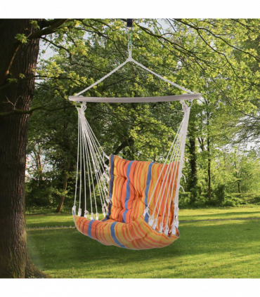 Hanging Swing Chair-Multi-Colour Stripes