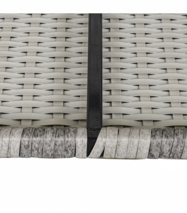 Rattan Corner Sofa Garden Rattan Furniture Single Sofa Chair Light Grey