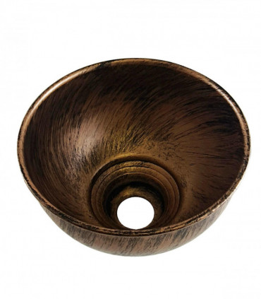 Easy Fit Pendant Light Shade 21cm Metal Curvy Lampshade Wall Lamp / Ceiling Lamp