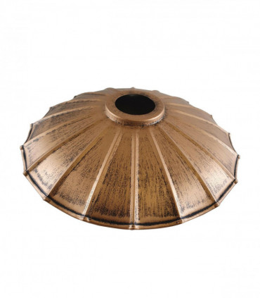 Vintage Industrial Ceiling Pendant Light Rustic Lampshade Easy Fit Wavy Shade UK