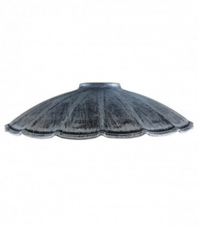 Vintage Industrial Ceiling Pendant Light Rustic Lampshade Easy Fit Wavy Shade UK