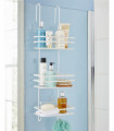 3 Tier Non Rust Hanging Shower Caddy Bathroom Organiser in White