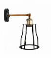 Morden Industrial Black Mug shape Wall Light  Adjustable Indoor Wall Sconce