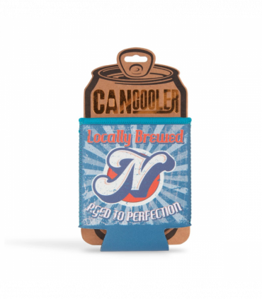 Pre-personalised Can Cooler Gift - N
