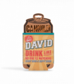 Pre-personalised Can Cooler Gift - David