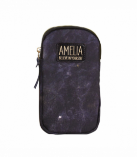 Pre-personalised Eco-Friendly Phone Bag With Strap - Amelia