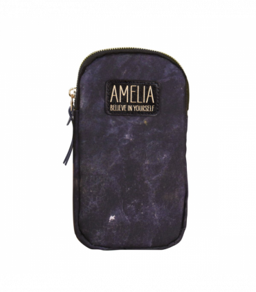 Pre-personalised Eco-Friendly Phone Bag With Strap - Amelia
