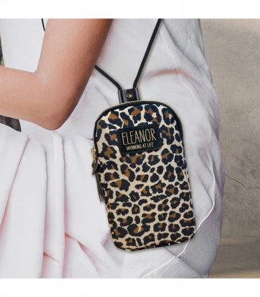 Pre-personalised Eco-Friendly Phone Bag With Strap - Eleanor