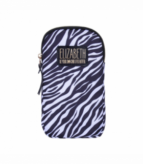 Pre-personalised Eco-Friendly Phone Bag With Strap - Elizabeth