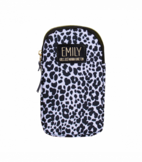 Pre-personalised Eco-Friendly Phone Bag With Strap - Emily