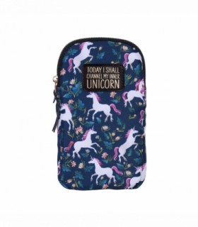 Pre-personalised Eco-Friendly Phone Bag - Today I shall channel my inner UNICORN