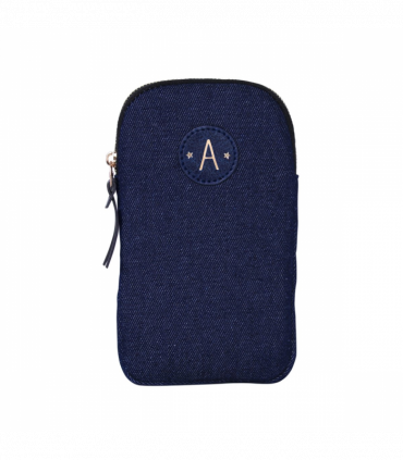 Pre-personalised Eco-Friendly Phone Bag With Strap - A
