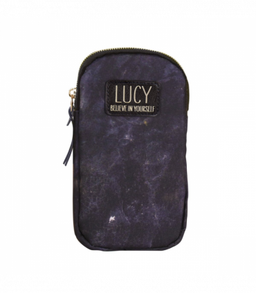 Pre-personalised Eco-Friendly Phone Bag With Strap - Lucy