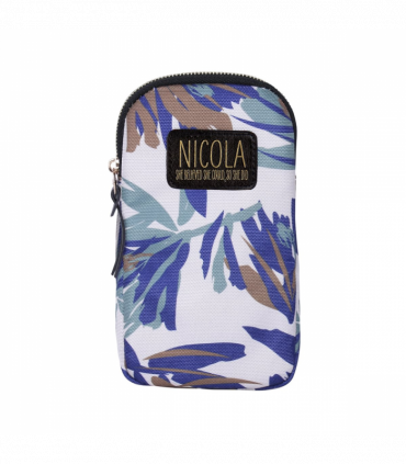 Pre-personalised Eco-Friendly Phone Bag With Strap - Nicola
