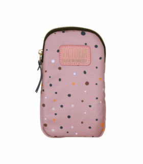Pre-personalised Eco-Friendly Phone Bag With Strap - Victoria