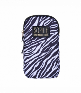 Pre-personalised Eco-Friendly Phone Bag With Strap - Sophie