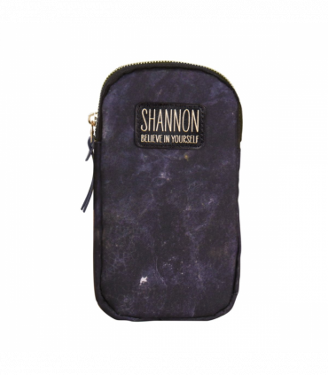 Pre-personalised Eco-Friendly Phone Bag With Strap - Shannon