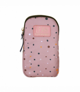 Pre-personalised Eco-Friendly Phone Bag With Strap - Leah