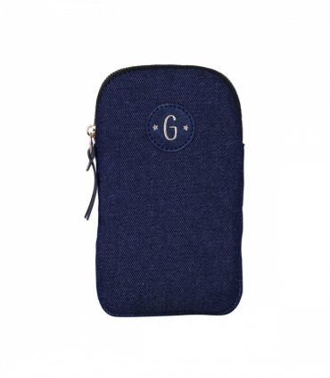 Pre-personalised Eco-Friendly Phone Bag With Strap - G