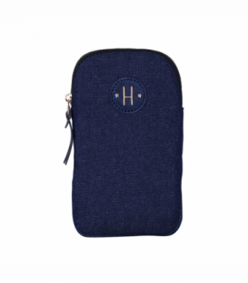 Pre-personalised Eco-Friendly Phone Bag With Strap - H