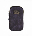 Pre-personalised Eco-Friendly Phone Bag With Strap - Jessica