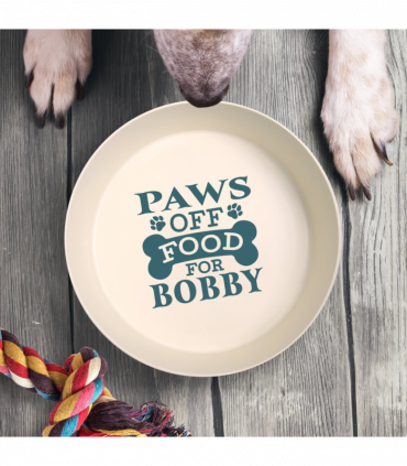 Pre-personalised Recycled Dog Bowl - Bobby