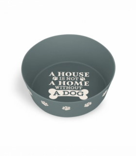 Pre-personalised Recycled Dog Bowl - A House is not a Home
