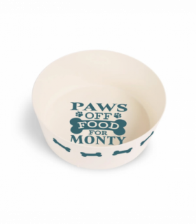 Pre-personalised Recycled Dog Bowl - Monty