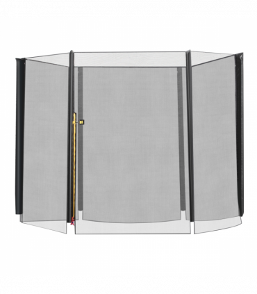 8' Trampoline Bounce Safety Fence Round Trampoline Enclosure Net HOMCOM