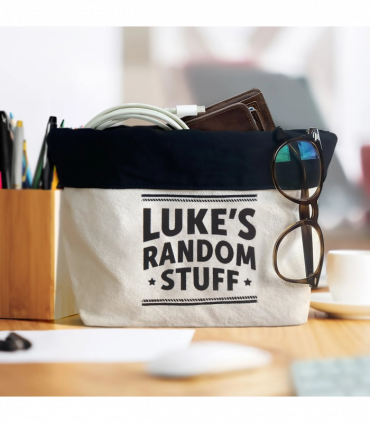 Pre-personalised Top Bloke Storage Pouch Gift For Him - Luke