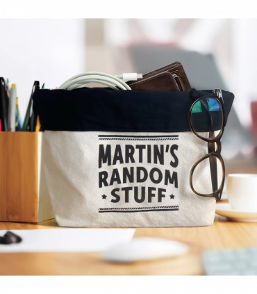 Pre-personalised Top Bloke Storage Pouch Gift For Him - Martin