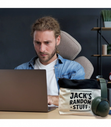 Pre-personalised Top Bloke Storage Pouch Gift For Him - Martin