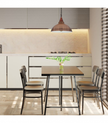 Vintage Industrial Copper E27 Ceiling Hanging Light  Metal Pendant Lamp