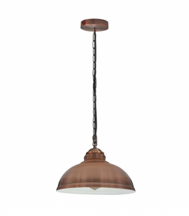 Vintage Industrial Copper E27 Ceiling Light Cage Shade Loft Pendant Lamp