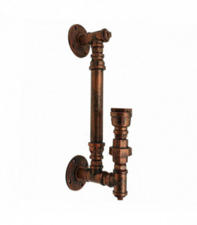 Vintage Industrial Rustic Water Porch Lamp Steampuk Metal Wall Sconce Indoor Light Basement