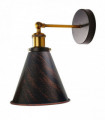 Vintage Industrial Wall Light  Metal Cone Shape Shade Indoor Lighting For Kitchen, Living Room