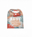 Pre-personalised Pack-Away Sparkle Shopper Bag - Aunt